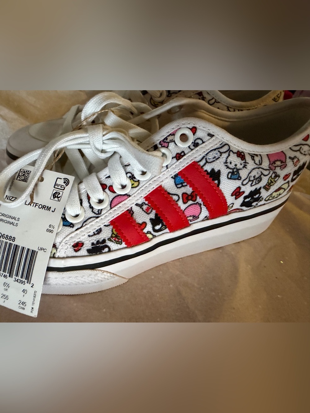 Limited edition hello kitty Adidas shoes